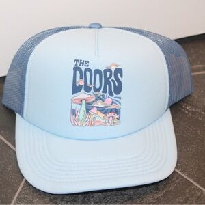 American Eagle x The Doors Trucker Hat – 70s Mushroom Graphic – NWT